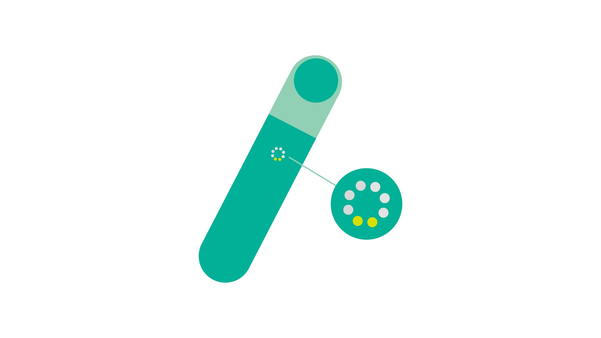 What does a flashing indicator mean?