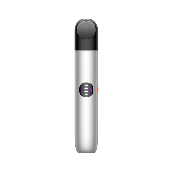Front view of Meteor Flash RELX Infinity 2 Plus device with LED power mode indicator
