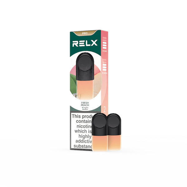 Explore Halloween Deals on RELX Global E-cigrette Vape RELX Pod Pro Fresh Peach 1.8% Nicotine  

