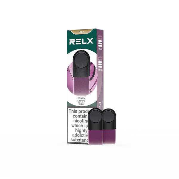 RELX Pod Pro (Autoship) (2-packed) 18mg ml Tangy Grape relx-official-relx-pod-pro-vape-pods-with-rich-flavors-2-packed-18mg-ml-tangy-purple-32848532701318
