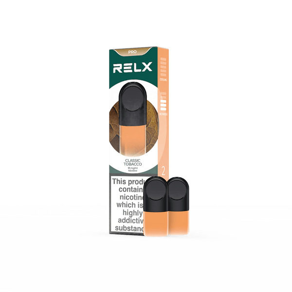 Explore Halloween Deals on RELX Global E-cigrette Vape RELX Pod Pro Classic Tobacco Price Us 11.40 1.8% Nicotine 
