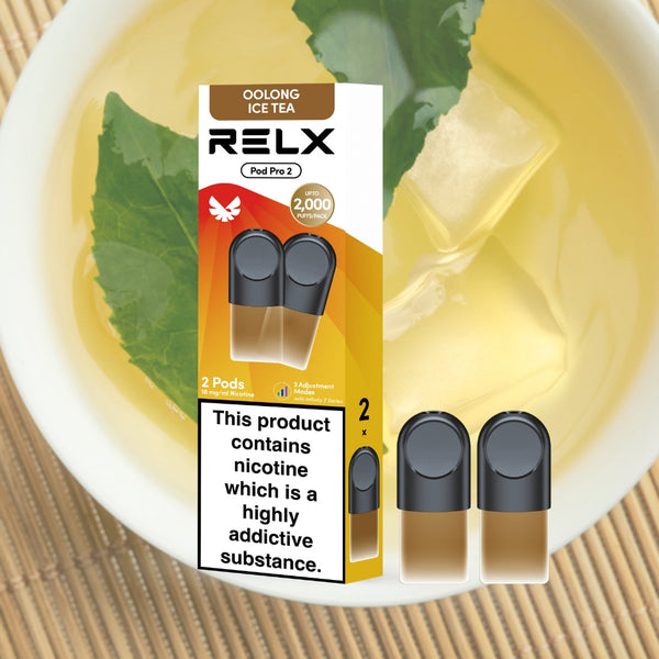 RELX Pod Pro refill vape pods product image, compatible prefilled pod cartridges for RELX Pod Pro devices.
