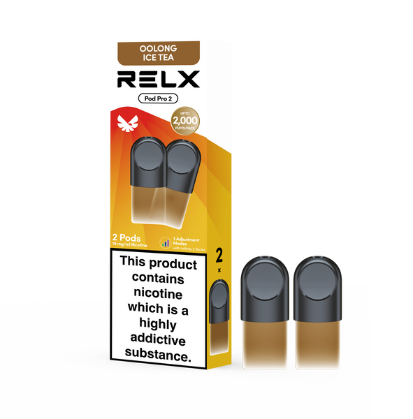 RELX Pod Pro refill vape pods product image, compatible prefilled pod cartridges for RELX Pod Pro devices.
