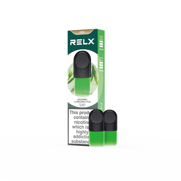 RELX Pod Pro (Autoship) (2-packed) 18mg ml Jasmine Longjing Tea relx-official-relx-pod-pro-vape-pods-with-rich-flavors-1-8-jasmine-longjing-tea-2-packed-31183019278470
