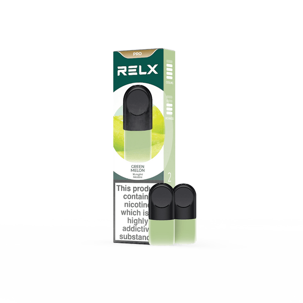 Explore Halloween Deals on RELX Global E-cigrette Vape RELX Pod Pro Green Melon Price Us 11.40 1.8% Nicotine 

